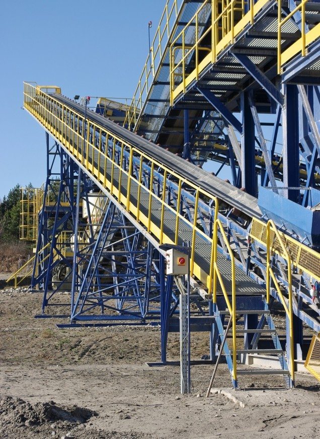 Conveyor Belt In The Quarry MAY CONVEYOR